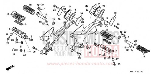 MARCHE CBF500A4 de 2004